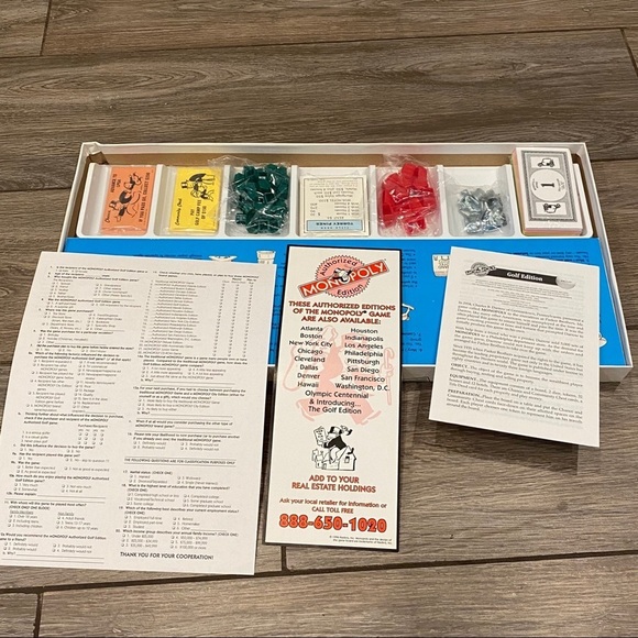 Hasbro Monopoly Golf Edition Rare - Picture 5 of 12